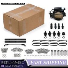 Low Profile Intake Manifold 102MM Throttle BodyFor 97-07 Chevrolet Corvette picture