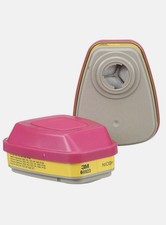3M 60923 Organic Vapor/Acid Gas Cartridge P100 2 Filters (1 pair) exp 2031 picture