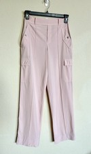 Athleta Vienna Cargo Pants Size 4 Utility Pockets Pull On Pink picture