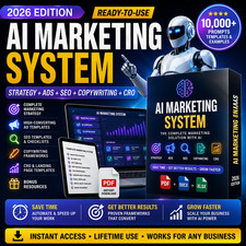AI Marketing System 2026 | Strategy + Ads + SEO + Copywriting + CRO picture