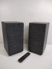 (2) Jamo S 801 PM Bookshelf Speakers (BLACK) - Oem Remote And Power Cable picture