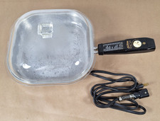 Vintage Sunbeam FP-ST Electric Fry Pan Skillet Tested Glass Lid picture