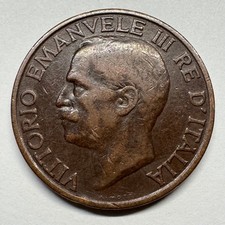 1937 Italy 10 Centesimi - Coin #E-024 picture