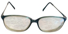 Vintage Cold Insert Teal Eyeglasses Frames picture