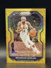 2020-21 Panini Prizm Brandon Ingram New Orleans Pelicans Gold Shimmer #145 SSP picture