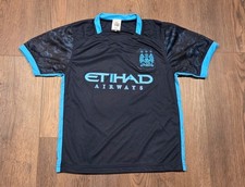 Sergio Kun Aguero Manchester City F.C. Football Youth Jersey Medium Soccer 10 picture