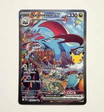 Salamence Ex 156/128 30th Anniversary SIR Pokemon TCG Card Game NM Special Rare picture