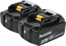 2PCS Makita BL1860B-2 18V 6.0Ah Integrated LED LXT Lithium-Ion Battery - 2 Pack picture
