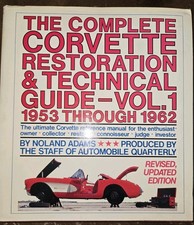 HC, Complete Corvette Restoration & Technical Guide Vol 1 by Noland Adams, 1980 picture
