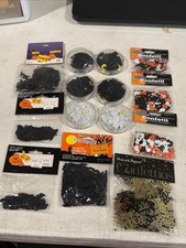 Vintage Halloween Confetti Ghost Black Cats Bats Trick-Or-Treat picture