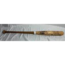 Phil Stephenson Chicago Cubs Signed Game Used Louisville Slugger Bat C243 34in picture