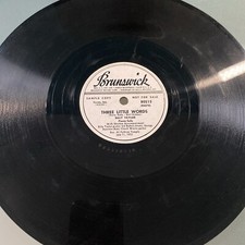 1952 JAZZ BOP Billy Taylor 78 rpm BRUNSWICK 80215 Three Little Words PROMO  E picture