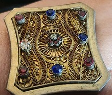 Sterling Silver Austrian Hungarian  Bracelet Or Necklace 1890 picture