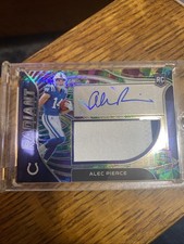 2022 Panini Spectra - Radiant Rookie Patch Signatures Alec Pierce #RAD-API /75 picture