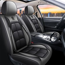 2 Pack Leather Car Seat Covers Front Seats Universal fit for SUV Sedan Van Truck picture