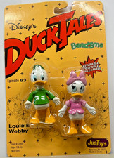 Vintage Disney DuckTales LOUIE & WEBBY Twistable Bendable...BRAND NEW UNOPENED picture