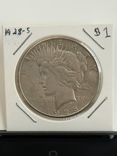 1928-S Peace Silver Dollar $1 Better Date 90% Silver San Francisco Raw picture
