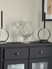 Vintage Murano Style Intreccio Art Glass Centerpiece picture