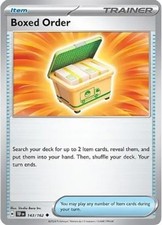 Boxed Order - 143/162 - Uncommon (Near Mint) Temporal Forces - Trainer - Item Po picture