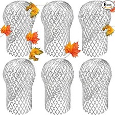 3-18Packs Expandable Gutter Downspout Guards Aluminium Filter Strainer Screen picture