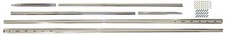 1963 CHEVY IMPALA 2 DOOR BODY SIDE MOLDING KIT 6 PIECES # 63C-80100* picture