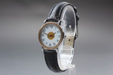 HERMES Sellier 24mm White Gold Coin Dial Quartz Ladies Dress Watch JP Near MINT picture