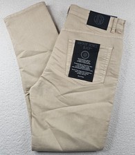 VGB Vintage Genes Black Slim Fit Tan French Terry Denim Jeans PICK YOUR SIZE picture