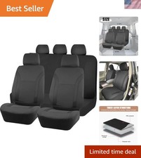 Complete 9 Piece Car Seat Covers - Breathable & Protective for SUVs, RVs, Trucks picture