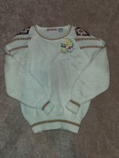 Vintage 1980s Adell Barré Metallic Knit Sweater NEW with tags picture