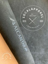 ALCANTARA  Black Genuine Made in Italy Square Foot  12