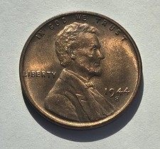 1944-S Lincoln Wheat Cent 1c - 
