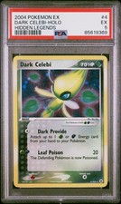 Pokemon TCG PSA 5 Dark Celebi EX Hidden Legends Holo 4/101 *LOW POP* picture