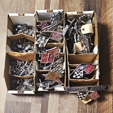 Large Lot Of Various 1960's-1970's Corvette Emblems picture
