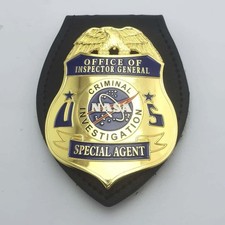 Brand NEW U.S. badge Collection Product N.A.S.A Movie prop picture