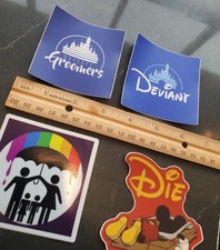 ANTI Disney STICKERS Variety Pack (6) *5* Year Warranty picture