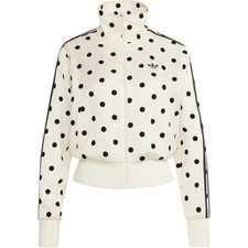 adidas Originals Satin Polka Dots TT Track Top White KV1165 Womens Asia Fit picture