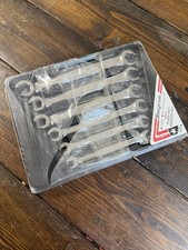 Snap-on New SEALED 6 Pc 6-Point Metric Double End Flare Nut Wrench Set (9–21 mm) picture