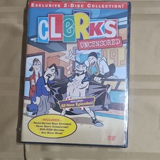 Miramax Clerks Uncensored Complete Series 2-Disc DVD Box Set Animation Comedy picture
