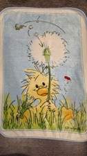 Vintage Little Suzy’s Zoo Baby Blanket Witzy Duck Dandelion Plush Acrylic  picture