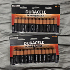 Duracell Coppertop Power Boost AA Batteries 48 Count (2 x 24) NEW SEALED picture