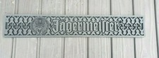 F Jagermeister Rubber Bar Mat Long Black Deer Head  Lettering 21 X 3.5 New   picture