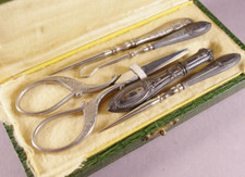 Antique sewing kit from early 20th century Europe picture
