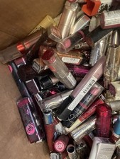 Lot of 50 lipstics (Defective/ Or Unopened Maybelline Loreal BRAND Names picture