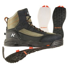 Korkers Greenback Wading Boots Felt & Kling-On - New picture