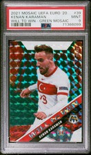 2021 Panini Mosaic UEFA Euro 2020 Kenan Karaman #39 Prizm Will to Win Turkey picture