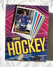 1987-88 O-Pee-Chee NHL Wax Packs (2) Unopened Sealed Robitaille & Vernon RC OPC picture