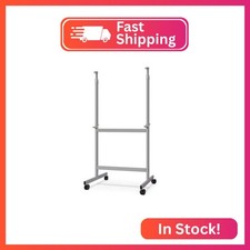 Maxtek Mobile Whiteboard Stand with Wheels, Stand Only, No Drill (Grey) picture