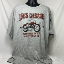 Joe's Garage, Motorcycle Maintenance, gray, Lanesboro, 2XL, T-shirt, New w tags picture