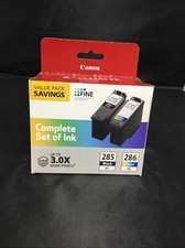 Authentic Canon PG-285 XL Black & CL-286 XL Color Ink Cartridges BRAND NEW picture