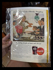 1944 vintage Coca-Cola magazine advertisement World War II soldier picture